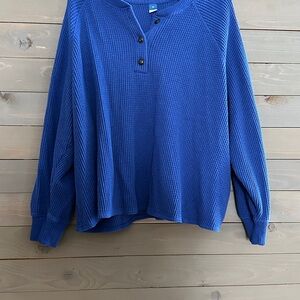 Old Navy Blue Crew Neck Sweater